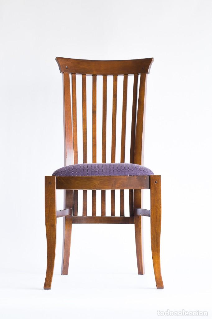 Antig&uuml;edades: SILLA RESPALDO BARROTES - Foto 2