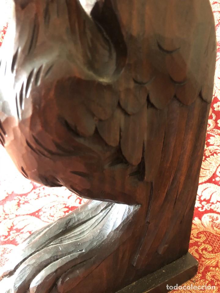 Antig&uuml;edades: REPOSALIBROS MADERA TALLADA G&Aacute;RGOLAS - Foto 5
