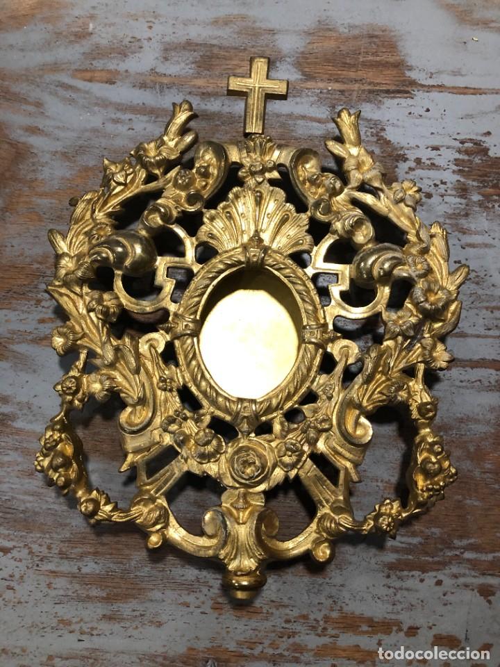 Antig&uuml;edades: ANTIGUO RELICARIO BRONCE - Foto 1
