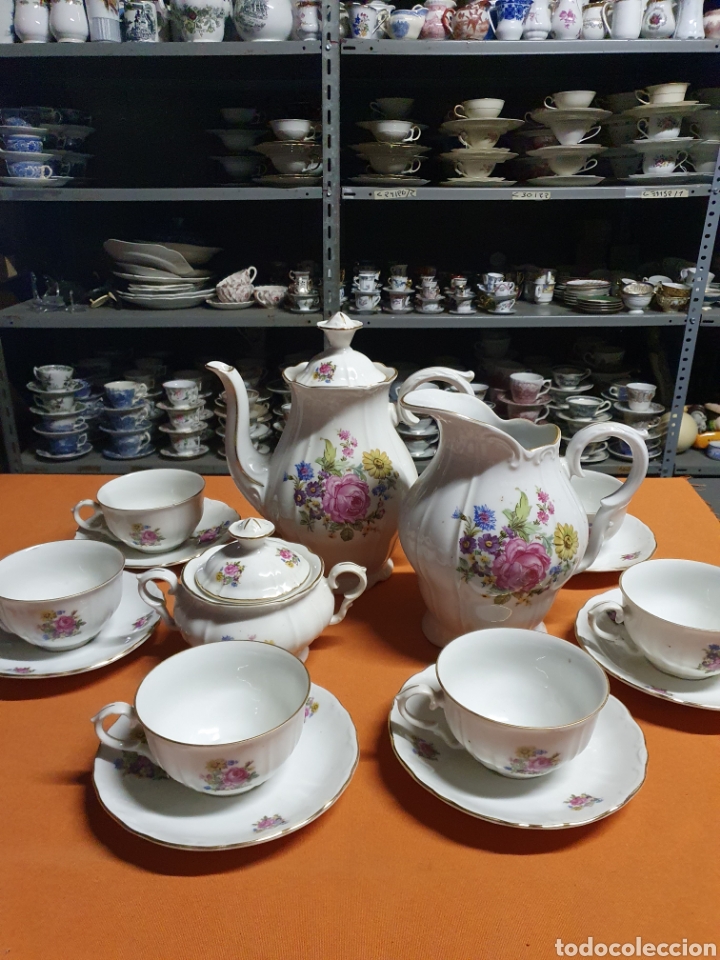 Antig&uuml;edades: Juego de caf&eacute; Porcelana - Foto 1