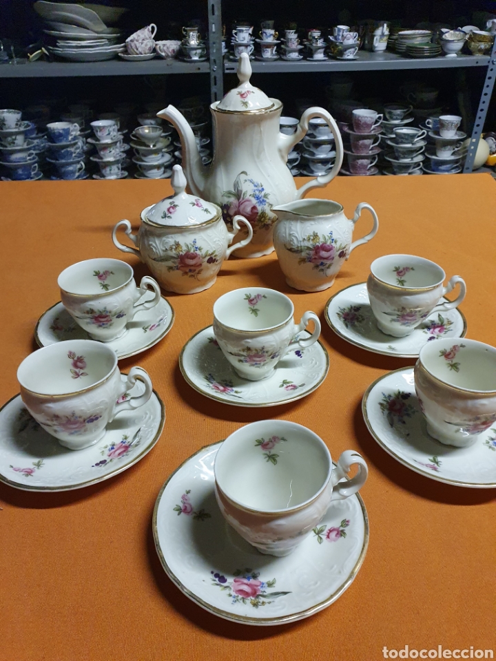 Antig&uuml;edades: Juego de caf&eacute; Porcelana - Foto 1