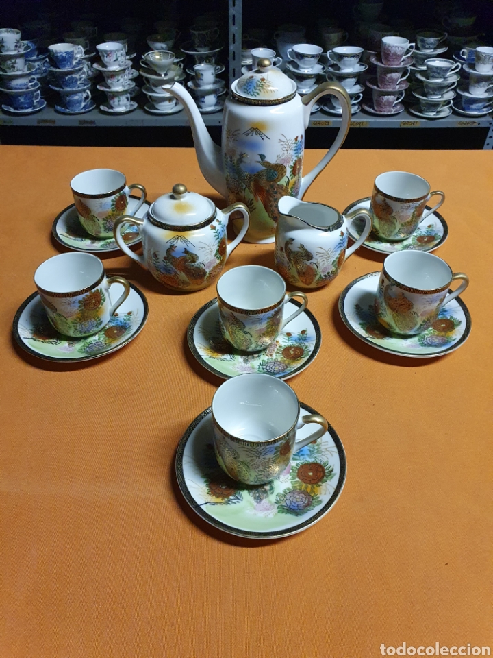 Antig&uuml;edades: Juego de caf&eacute; Porcelana - Foto 1