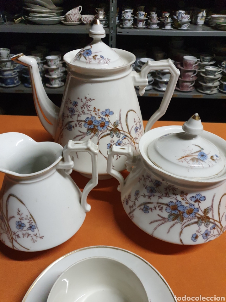 Antig&uuml;edades: Juego de caf&eacute; Porcelana - Foto 2