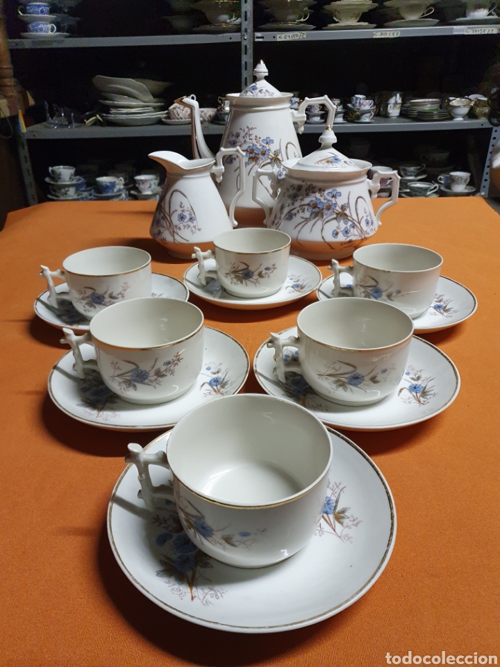 Antig&uuml;edades: Juego de caf&eacute; Porcelana - Foto 1