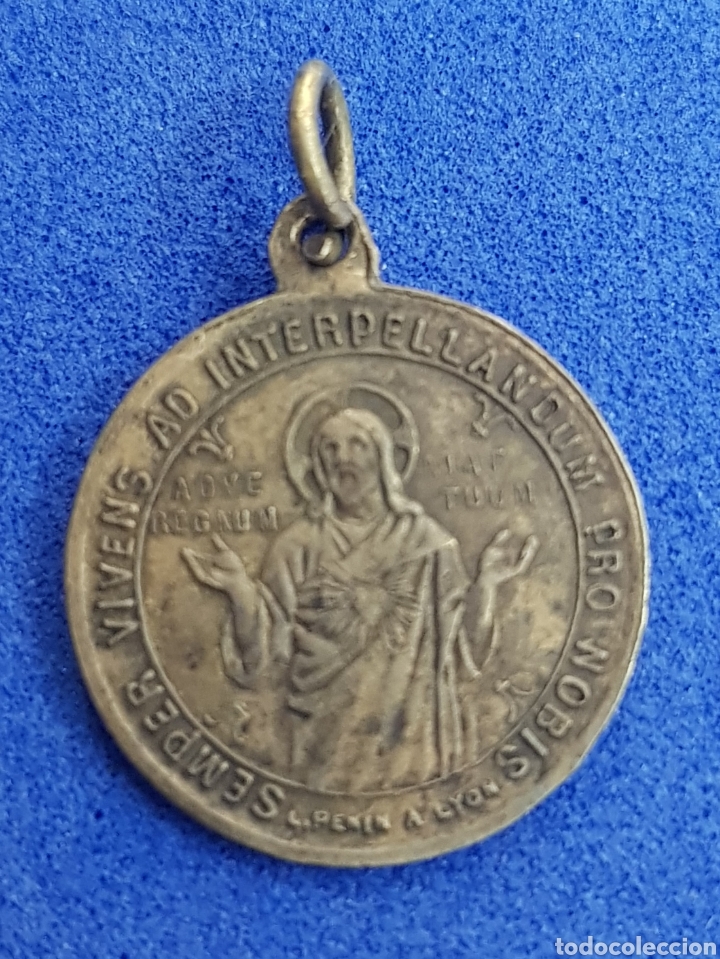 Antig&uuml;edades: Alianza del Coraz&oacute;n de Jes&uacute;s, medalla - Foto 2