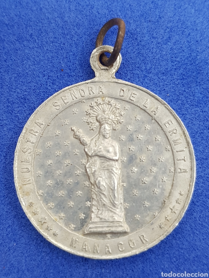Antig&uuml;edades: Nuestra Sra de la Ermina, Manacor ,medalla - Foto 1