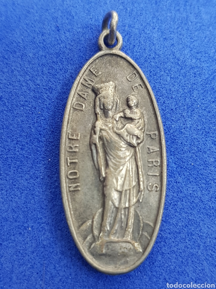 Antig&uuml;edades: Ntra Sra de Notre Dame medalla - Foto 1