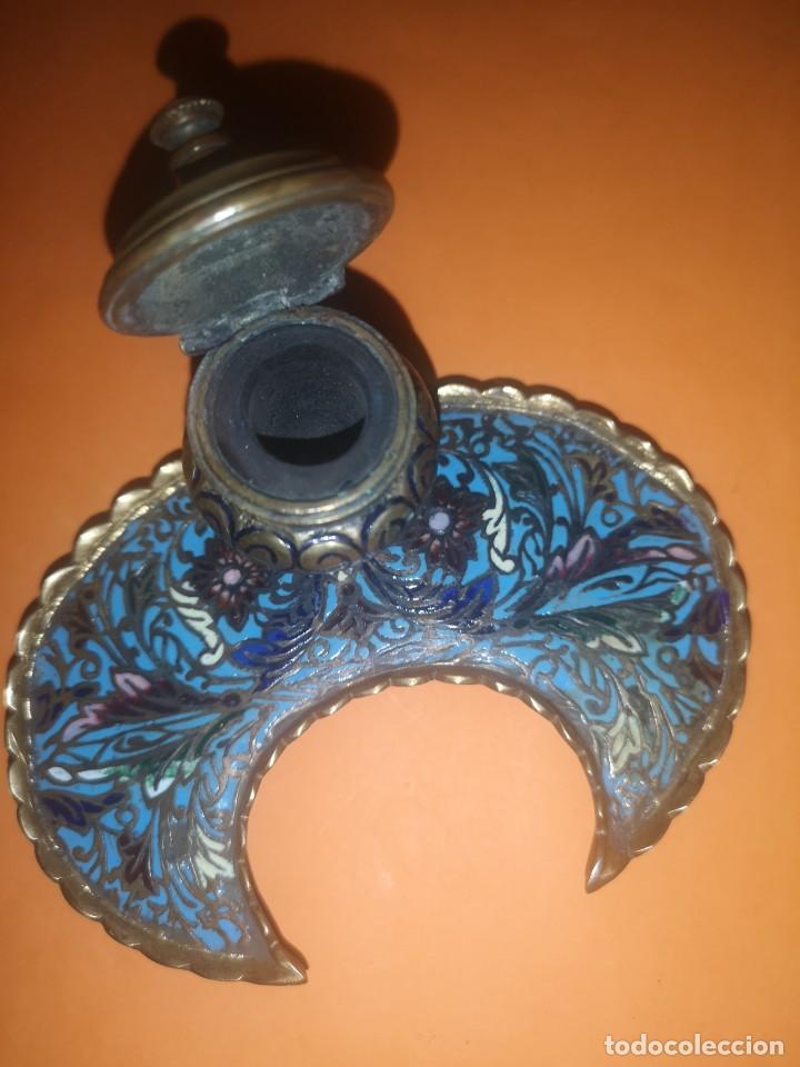 Antig&uuml;edades: Tintero S.XIX Cloisonn&eacute; - Foto 5