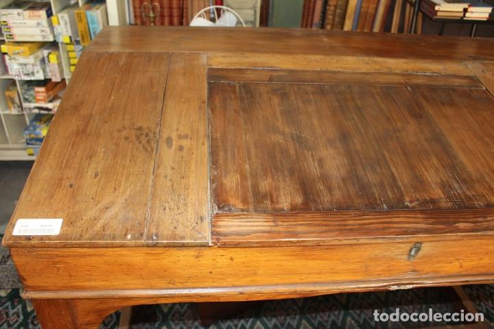 Antigüedades: Precioso Escritorio Antiguo de madera de Pino. - Foto 14 - 250320700