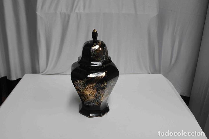 Antig&uuml;edades: JARRON CON TAPA FAISAN DORADO - Foto 1