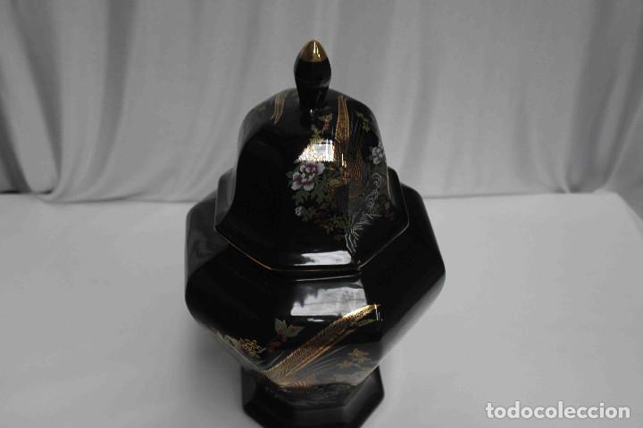 Antig&uuml;edades: JARRON CON TAPA FAISAN DORADO - Foto 6