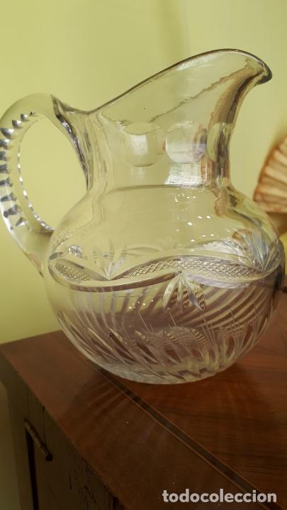 Antig&uuml;edades: Jarra de cristal tallado - Foto 5