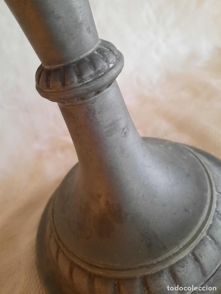 Antig&uuml;edades: ANTIGUO COP&Oacute;N DE PELTRE. - Foto 6