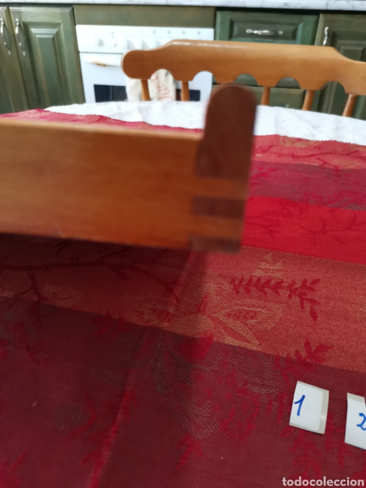 Antig&uuml;edades: Bandeja de madera enmalletada - Foto 2