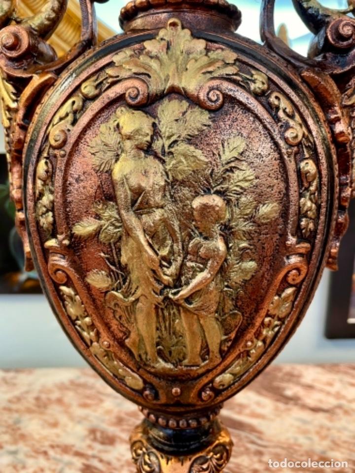Antigüedades: Maravillosa pareja de jarrones antiguos - Foto 5 - 251228175