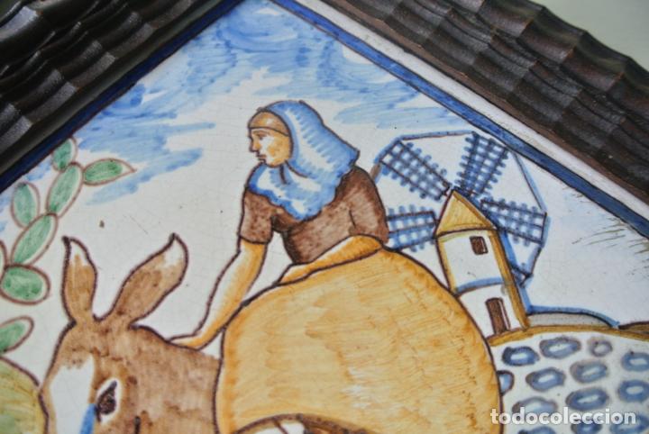 Antig&uuml;edades: Dos antiguos azulejos. Talavera - Foto 2
