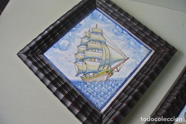 Antig&uuml;edades: Dos antiguos azulejos. Talavera - Foto 7