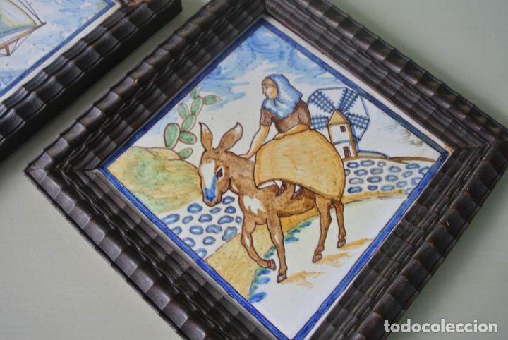 Antig&uuml;edades: Dos antiguos azulejos. Talavera - Foto 10