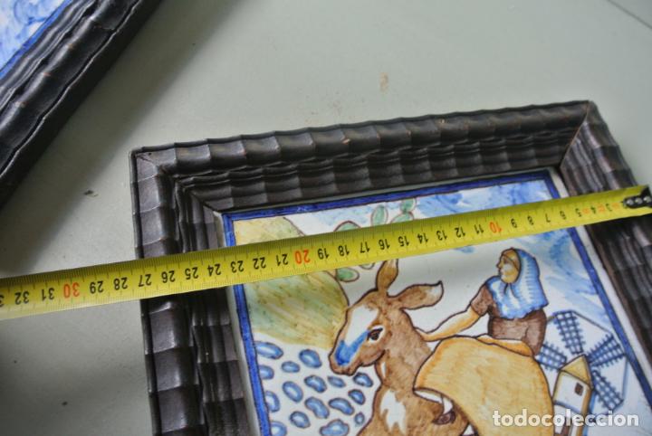 Antig&uuml;edades: Dos antiguos azulejos. Talavera - Foto 14