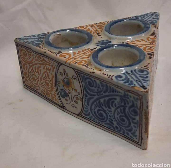 Antig&uuml;edades: Antiguo especiero de Talavera - Foto 2