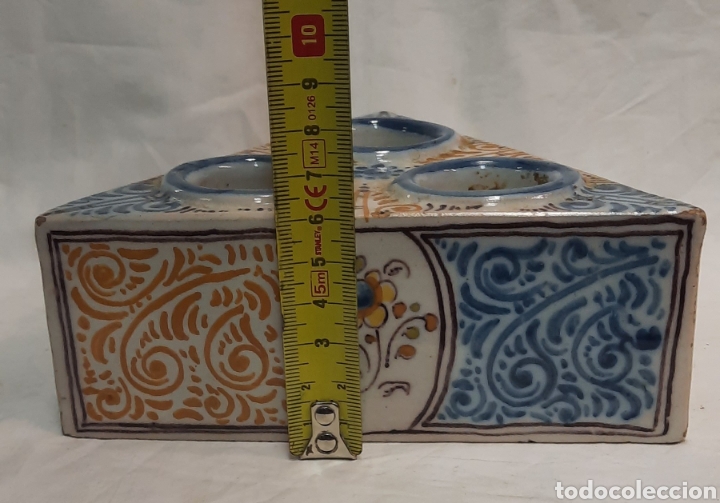 Antig&uuml;edades: Antiguo especiero de Talavera - Foto 3