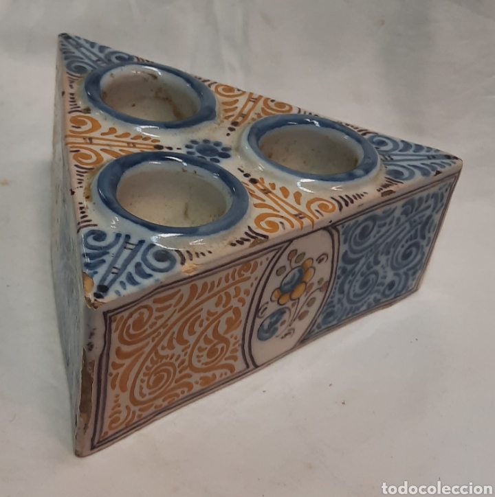 Antig&uuml;edades: Antiguo especiero de Talavera - Foto 4