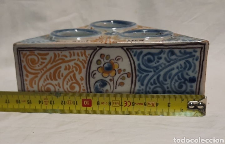 Antig&uuml;edades: Antiguo especiero de Talavera - Foto 6