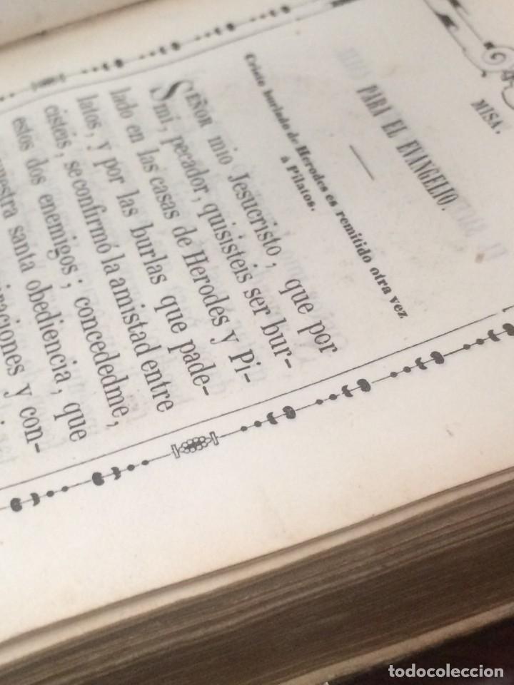 Antig&uuml;edades: - Devocionario siglo XIX. Fecha en 1886. - Foto 22