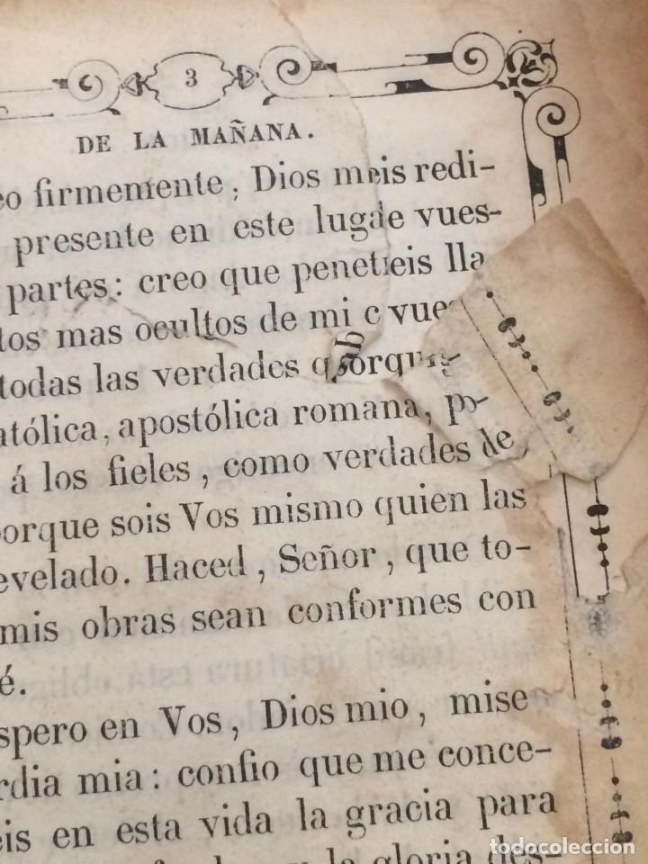 Antig&uuml;edades: - Devocionario siglo XIX. Fecha en 1886. - Foto 28