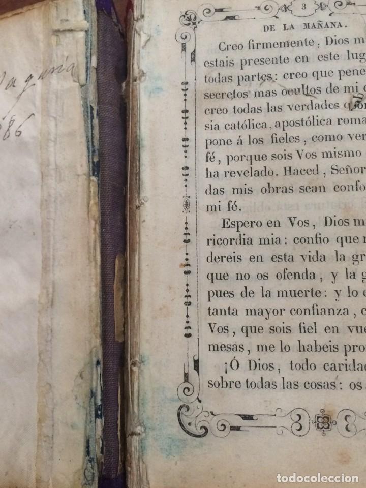 Antig&uuml;edades: - Devocionario siglo XIX. Fecha en 1886. - Foto 29