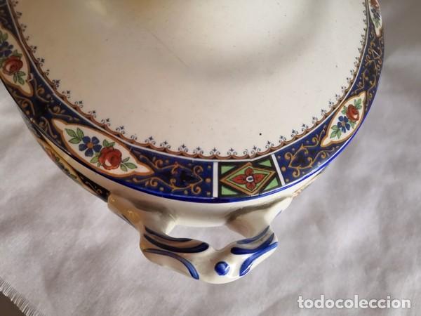 Antig&uuml;edades: ANTIGUA SOPERA DECORADA CON CENEFA, CON SELLO EN LA BASE - Foto 6