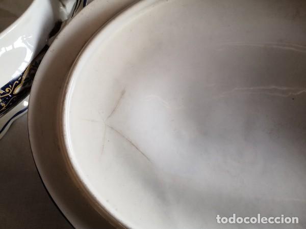 Antig&uuml;edades: ANTIGUA SOPERA DECORADA CON CENEFA, CON SELLO EN LA BASE - Foto 8