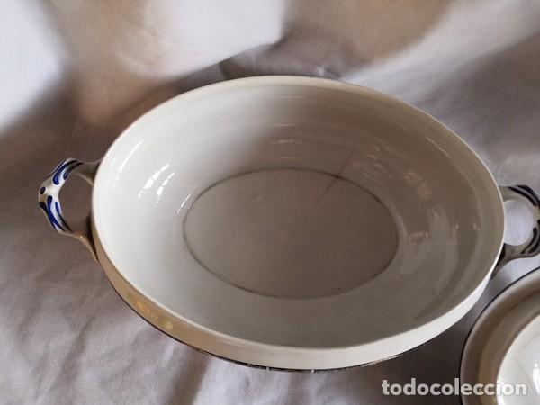 Antig&uuml;edades: ANTIGUA SOPERA DECORADA CON CENEFA, CON SELLO EN LA BASE - Foto 9