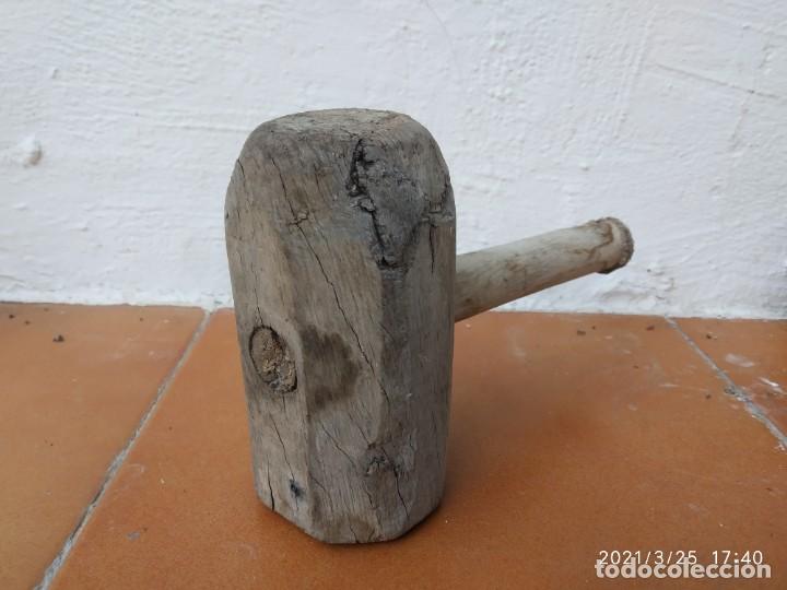 Antig&uuml;edades: MAZA PARA ACEITUNAS. - Foto 2