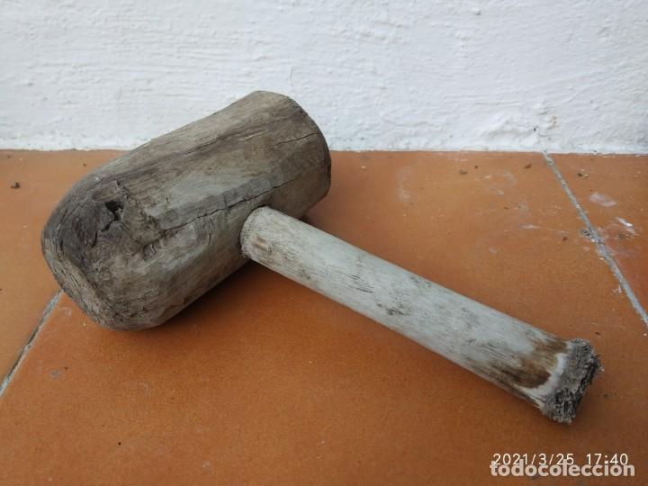 Antig&uuml;edades: MAZA PARA ACEITUNAS. - Foto 3