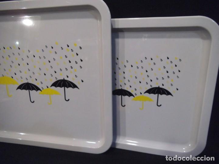 Antig&uuml;edades: BANDEJAS Y POSA-VASOS ( GRIS ) - Foto 2
