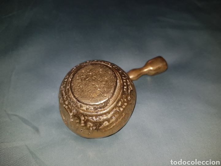 Antig&uuml;edades: Antigua Almirez con maza de bronce - Foto 1