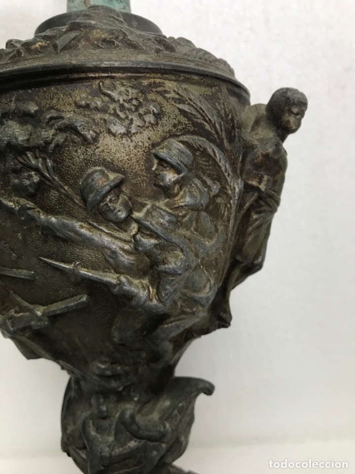 Antig&uuml;edades: L&aacute;mpara aceite - Foto 4