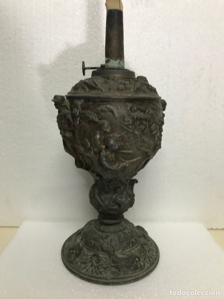 Antig&uuml;edades: L&aacute;mpara aceite - Foto 1