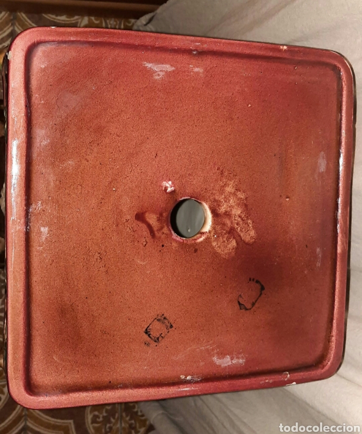 Antig&uuml;edades: Jarron de Ceramica Rojo - Foto 4