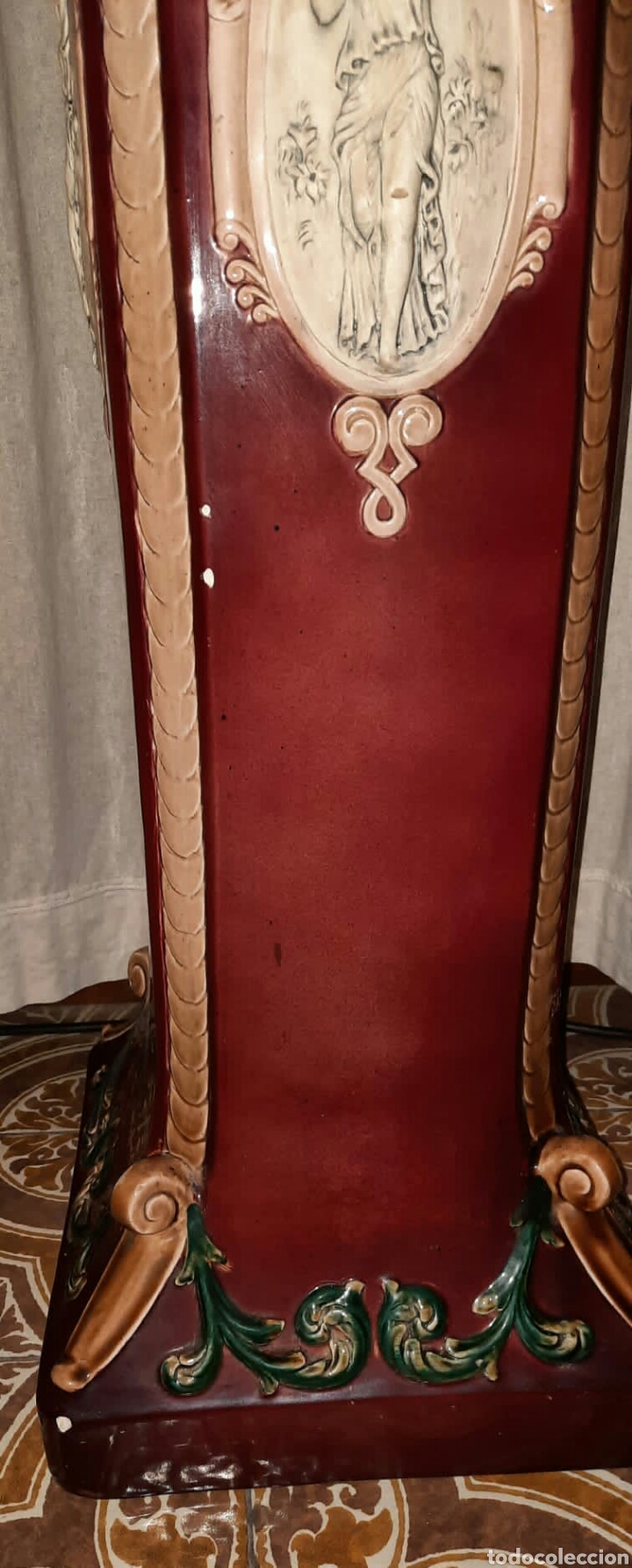 Antig&uuml;edades: Jarron de Ceramica Rojo - Foto 5