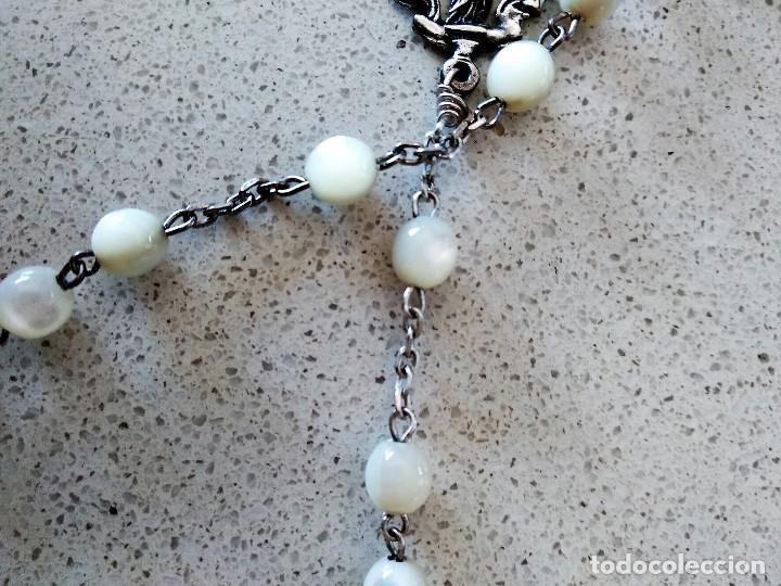 Antig&uuml;edades: ROSARIO EN PLATA Y N&Aacute;CAR NATURAL - Foto 6