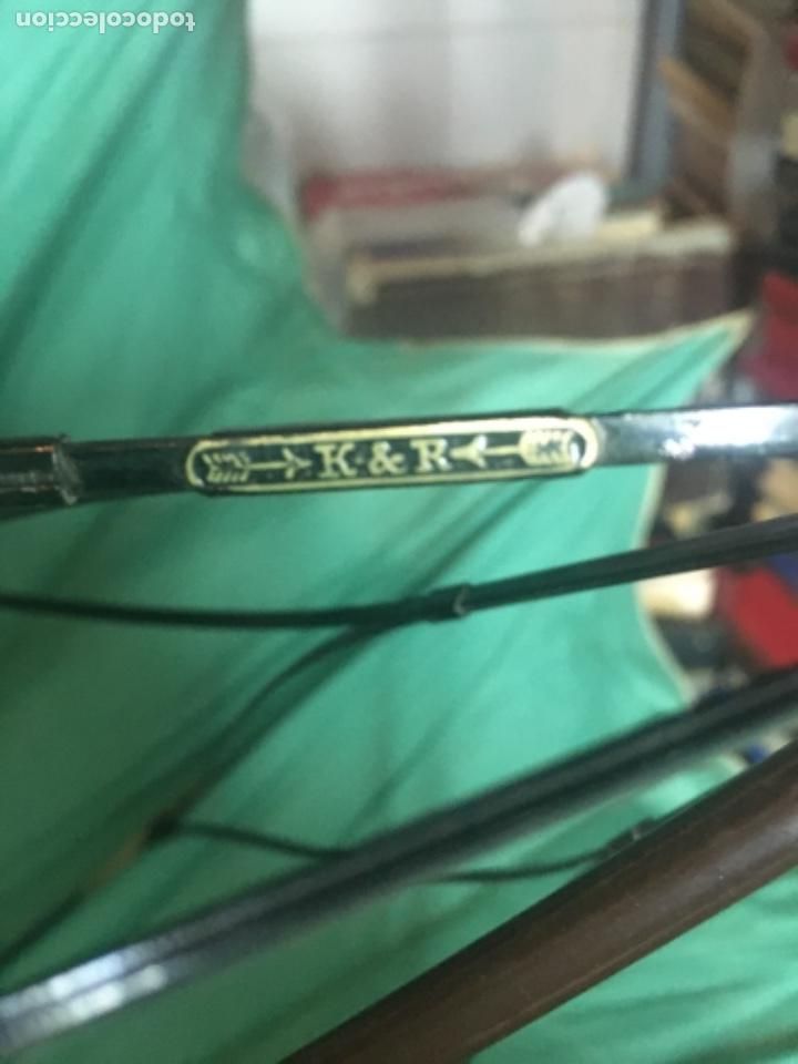 Antig&uuml;edades: SOMBRILLA BICOLOR 58 CM VARILLA .CONSTA MARCA - Foto 6