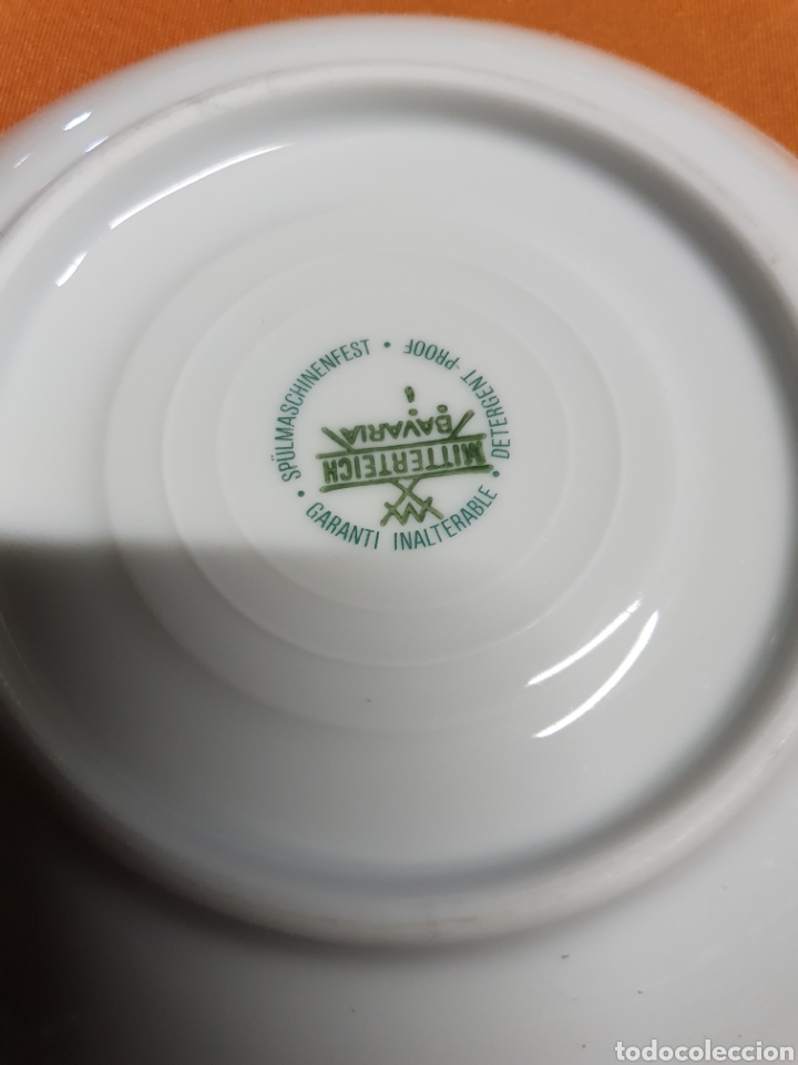 Antig&uuml;edades: 6 tazas Porcelana - Foto 3