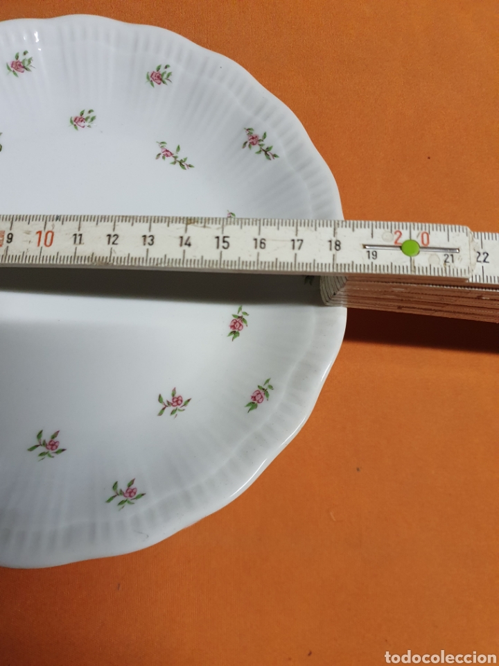 Antig&uuml;edades: 6 platos Porcelana - Foto 2