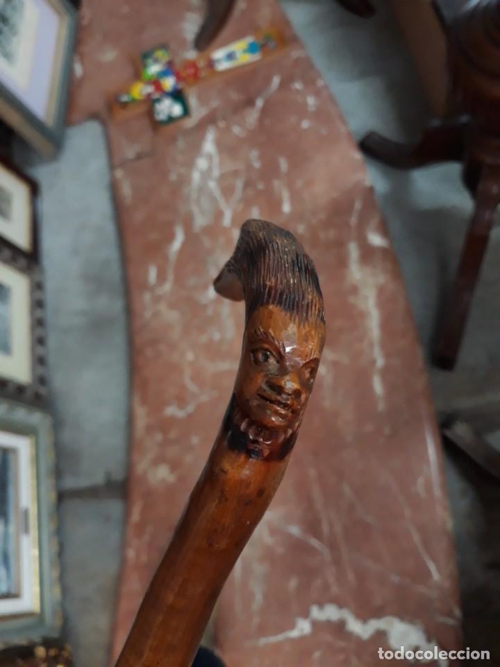 Antig&uuml;edades: BASTON COLECCION RA&Iacute;Z. CABEZA Y AVE - Foto 5
