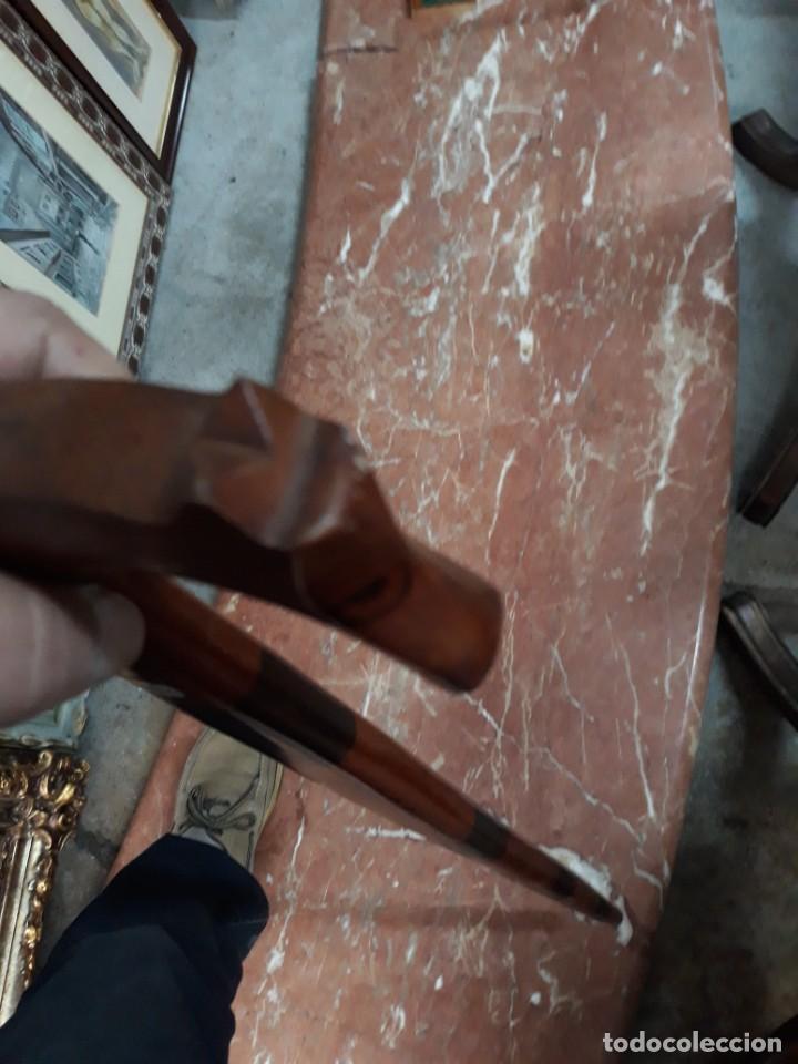 Antig&uuml;edades: BASTON MADERA de caoba con CABEZA DE CABALLO - Foto 7