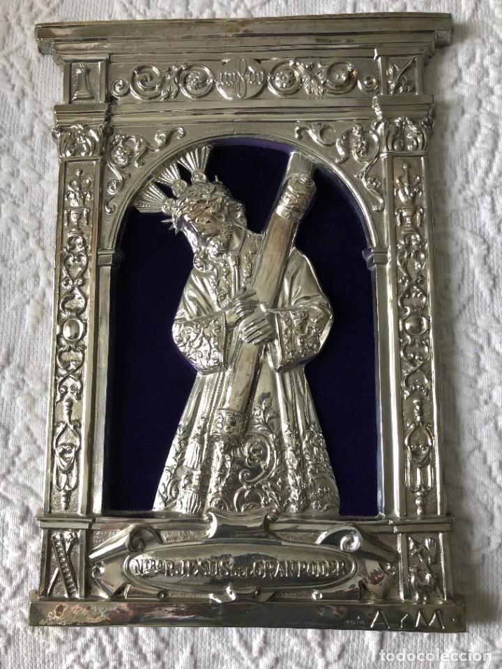 Antig&uuml;edades: PLACA ORFEBRERIA GRAN PODER SEVILLA - Foto 2
