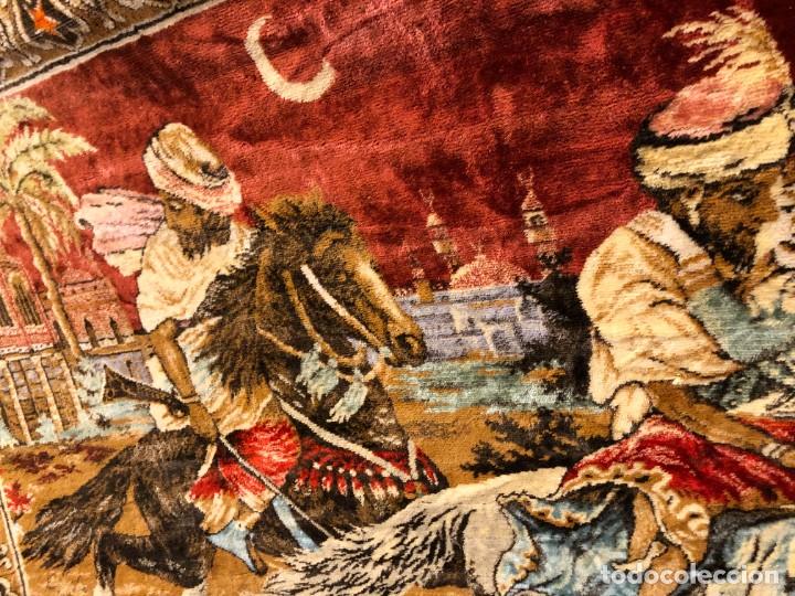 Antig&uuml;edades: GRAN TAPIZ ESCENA ORIENTAL - Foto 3