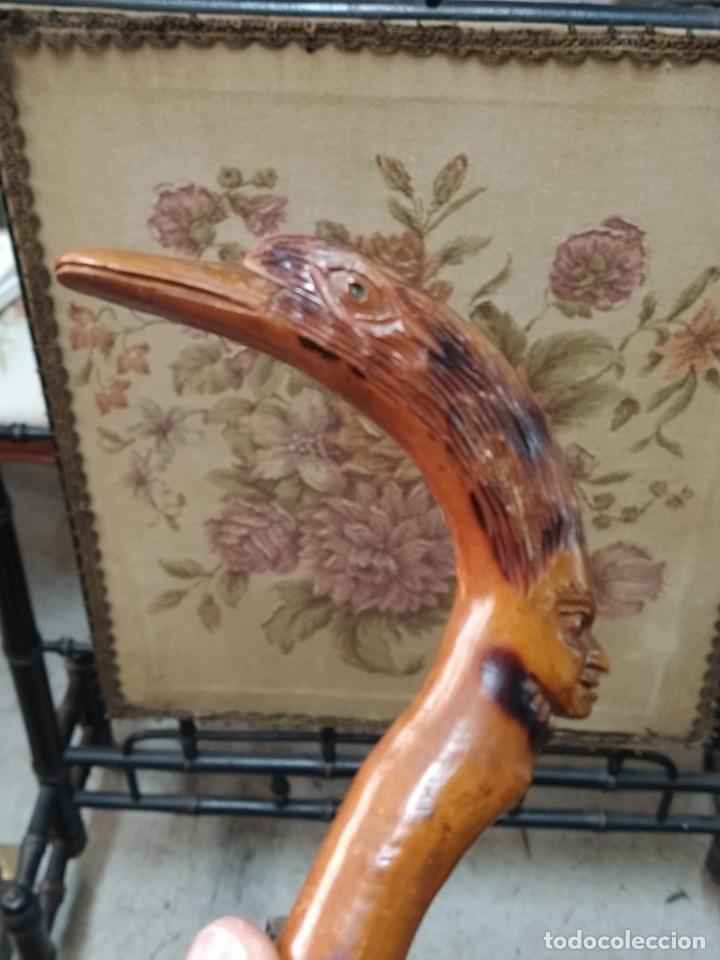 Antig&uuml;edades: BASTON COLECCION RA&Iacute;Z. CABEZA Y AVE - Foto 11